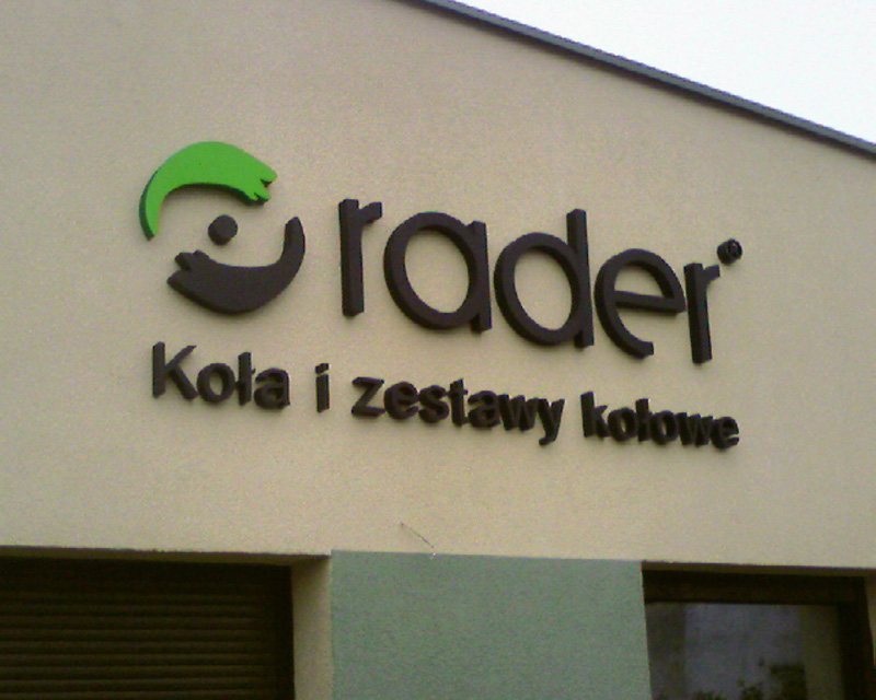 Wykonujemy litery i logo przestrzenne na budynek