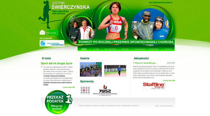 Justyna Świerczyńska - sport, chód sportowy