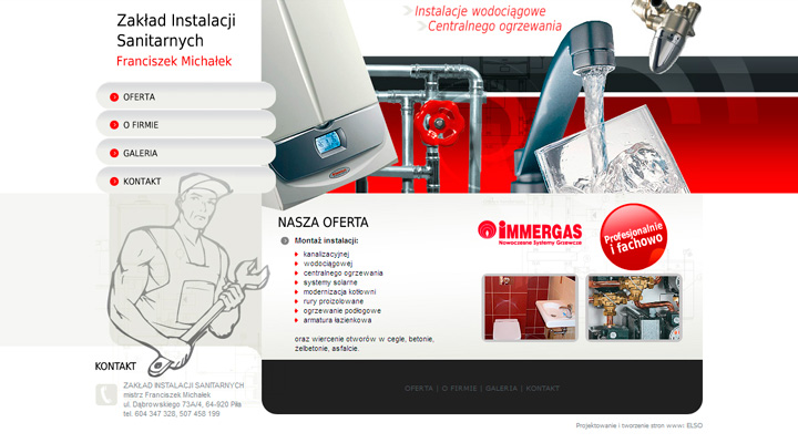 Zakład Instalacji Sanitarnych - hydraulik