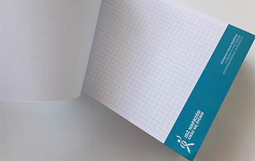 Notes reklamowy z logo na okładce
